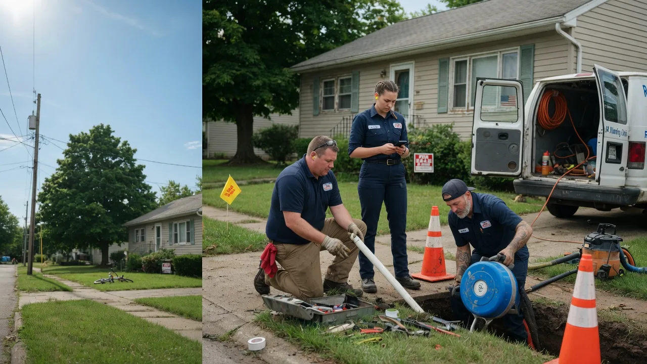 Sewer Line Repair in Fairmount, IL near me